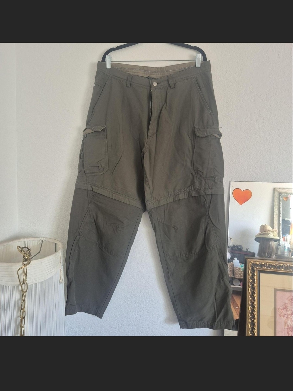 REI Men's 36 Waist 30 Inseam Stone/Tan Casual Pants